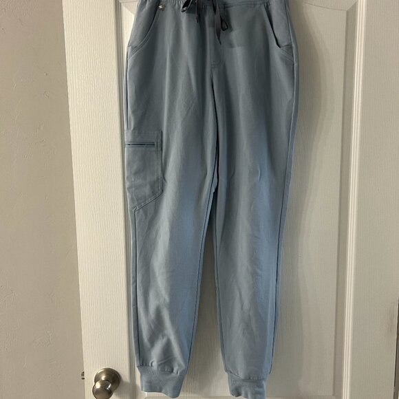 Zamora Jogger Scrub Pants - Dusty Blue - Picture 2 of 5